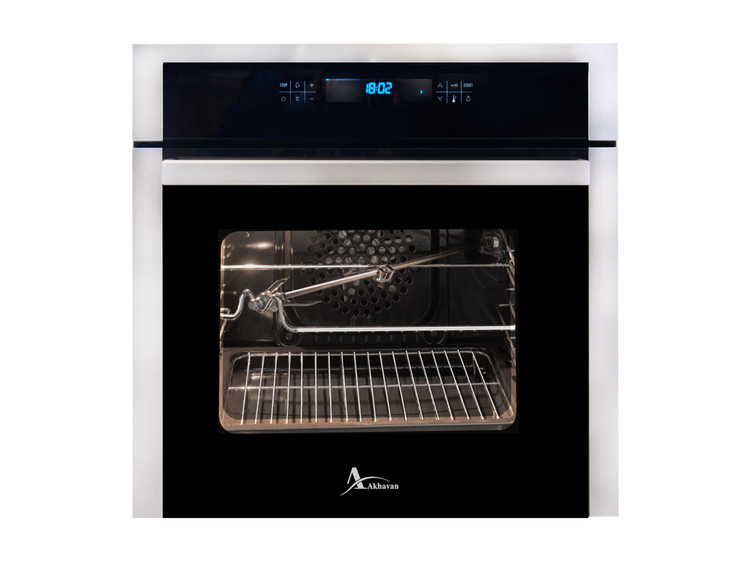 شیشه مشکی و استیل