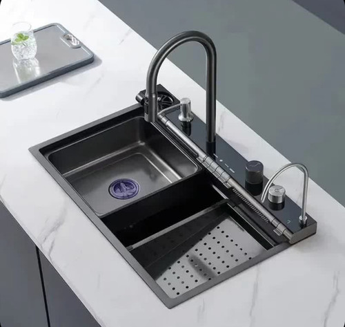 سینک ظرفشویی پیانویی آبشاری ۷کلید گریدB استیل ۲۰۱