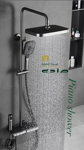 دوش پیانویی مانیتور دار کروم