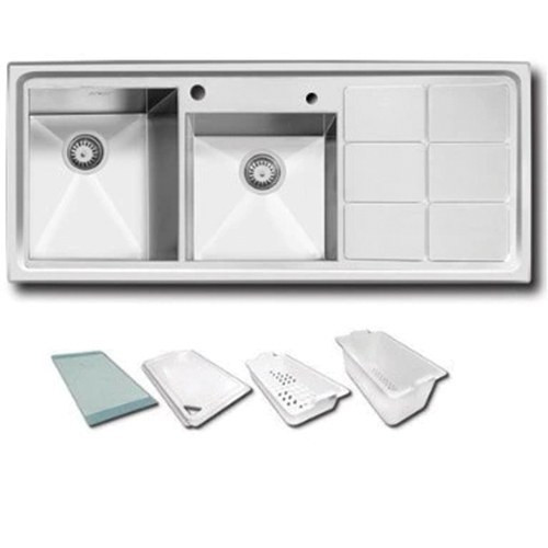 سینک با جامایع و لوازم