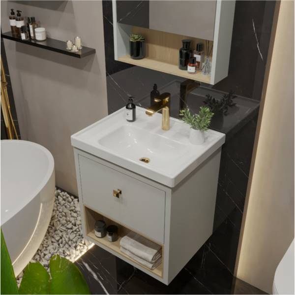 ست کابینت و سنگ روشویی آستریا ۵۰ دیواری